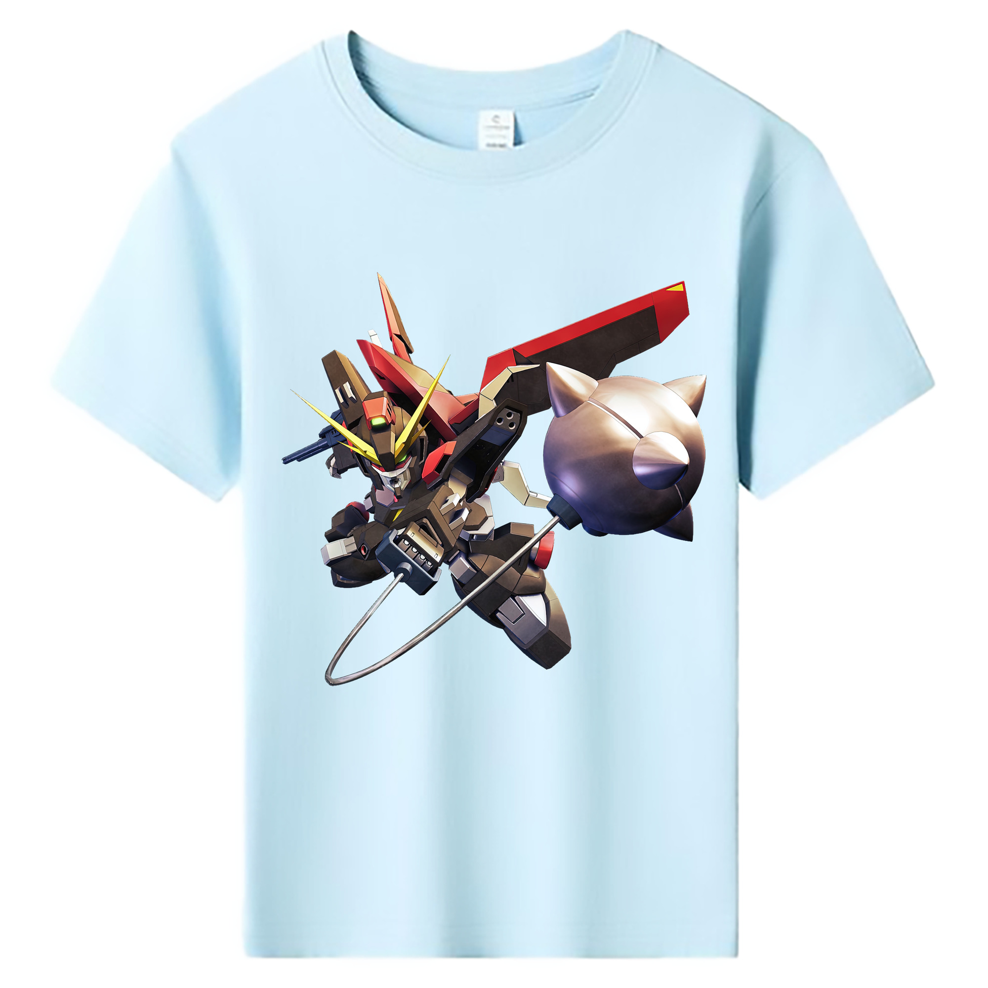（画像用） 機動戦士ガンダム Mobile Suit Gundam 綿100％キッズTシャツ（フロントプリント）
